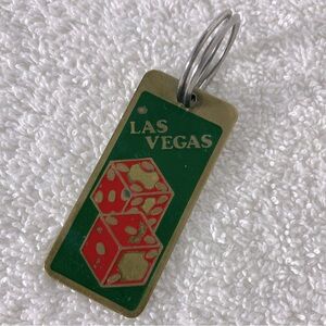 5/$35 Vintage Las Vegas Dice Thelma Collectible Keychain
